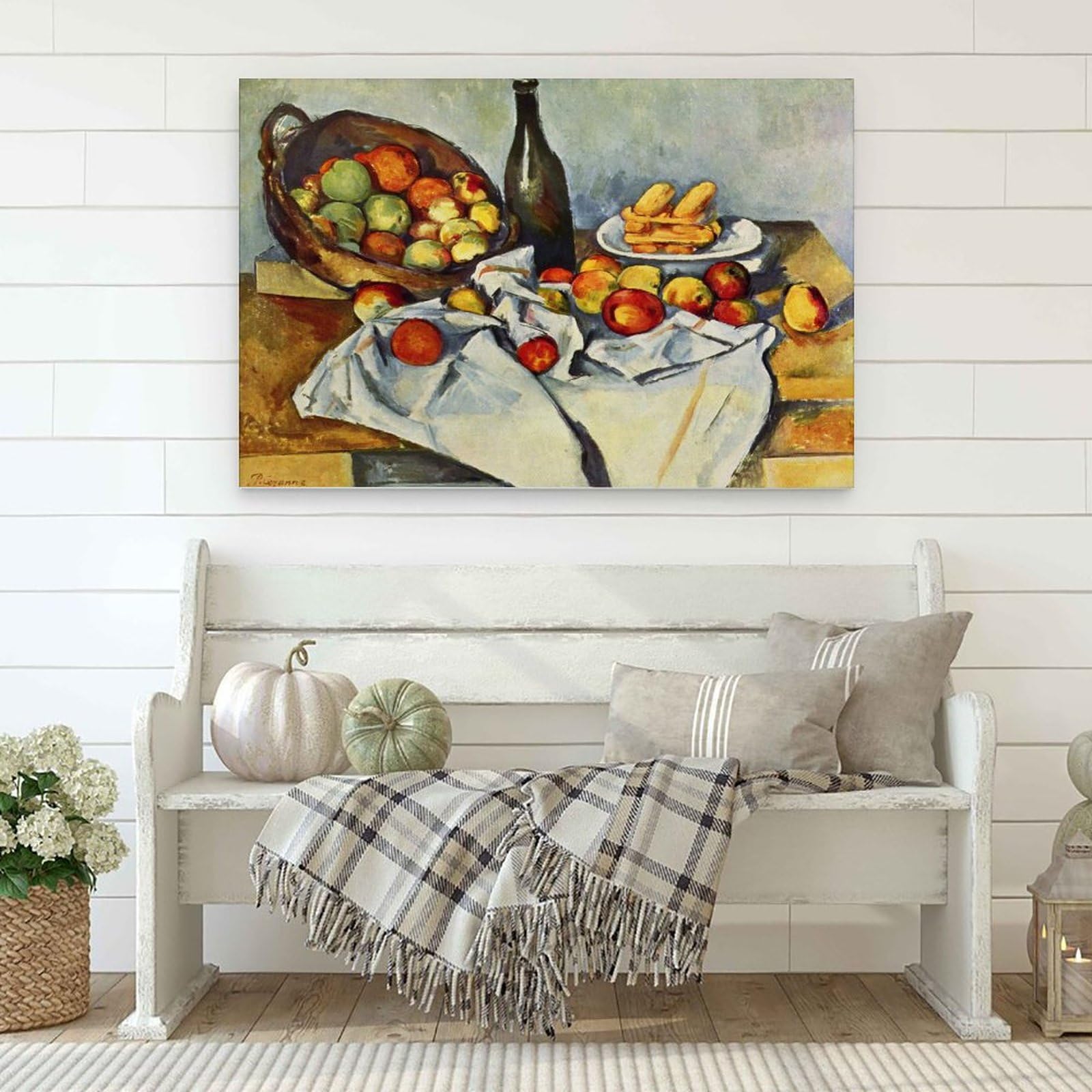 Amazon.co.jp: Paul Cezanneポール・セザンヌ絵画作品（リンゴの籠の